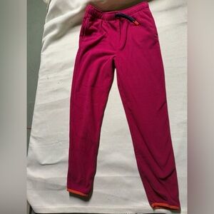 Vibrant Pink fleece joggers